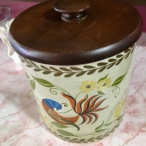 Vintage tin canister
